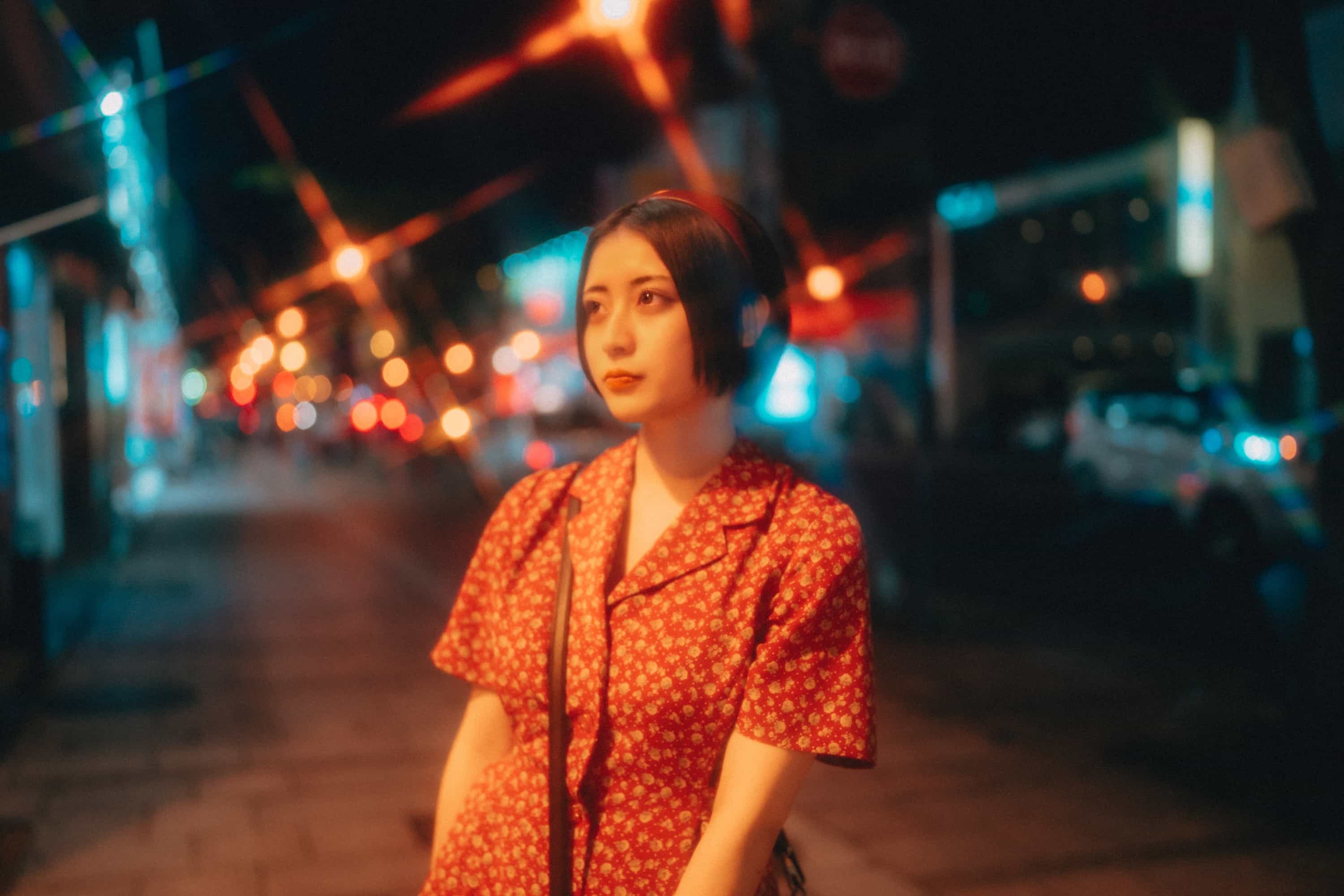 夜の撮影　FE35mm
